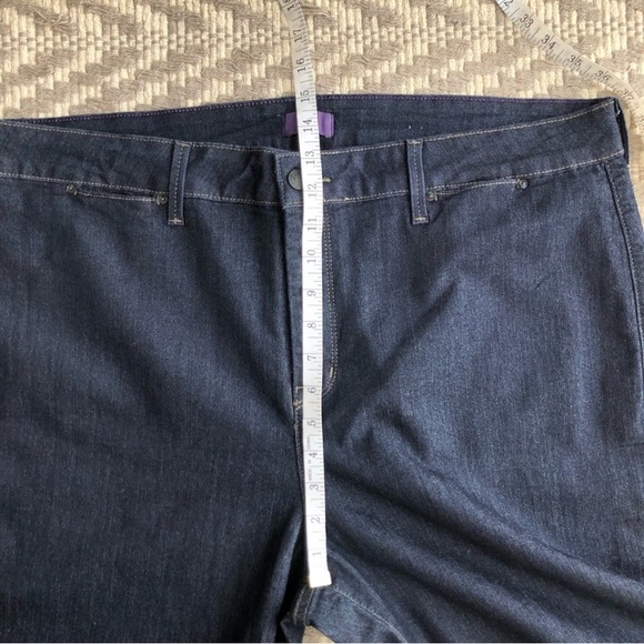 NYDJ lift tuck technology dark wash trouser size 20W - Picture 8 of 13